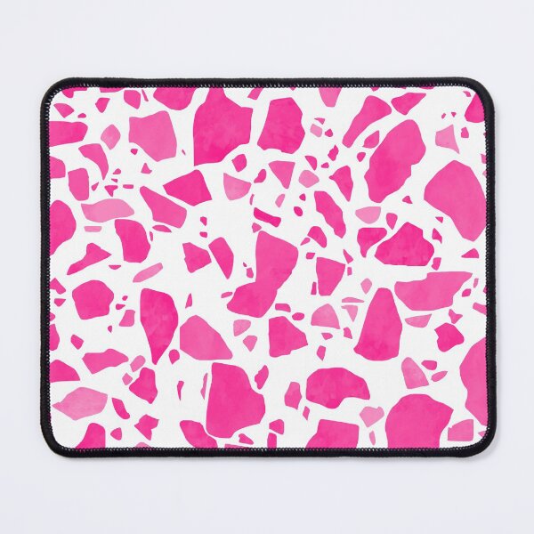 Item preview, Bright Pink on White Terrazzo Pattern designed and sold by Bumblefuzzies.
