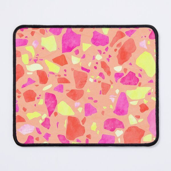 Item preview, Orange, Pink and Yellow Terrazzo Pattern designed and sold by Bumblefuzzies.