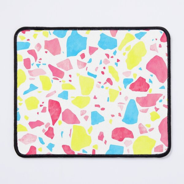 Item preview, Bright Pink, Yellow and Blue Terrazzo Pattern designed and sold by Bumblefuzzies.