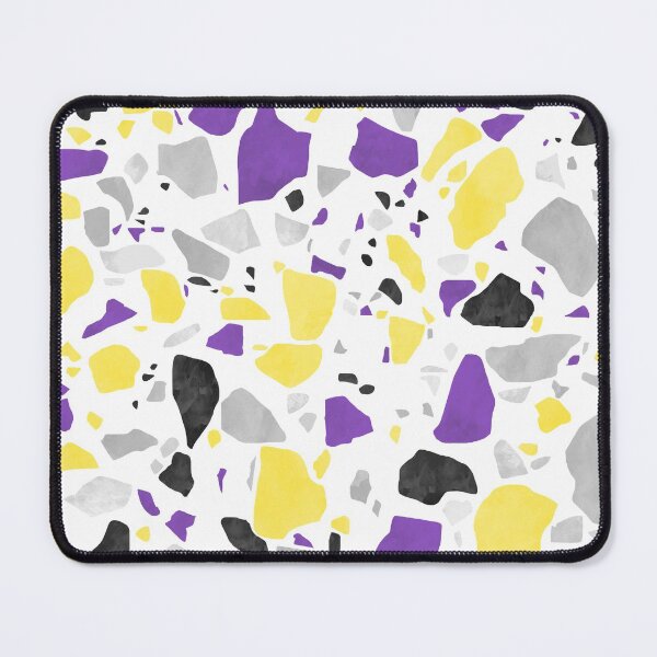 Item preview, Non Binary Pride Terrazzo Pattern designed and sold by Bumblefuzzies.