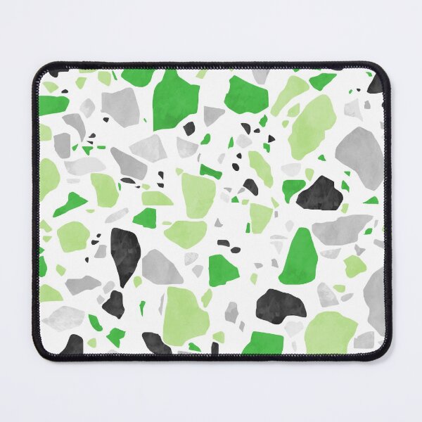 Item preview, Aromantic Pride Terrazzo Pattern designed and sold by Bumblefuzzies.
