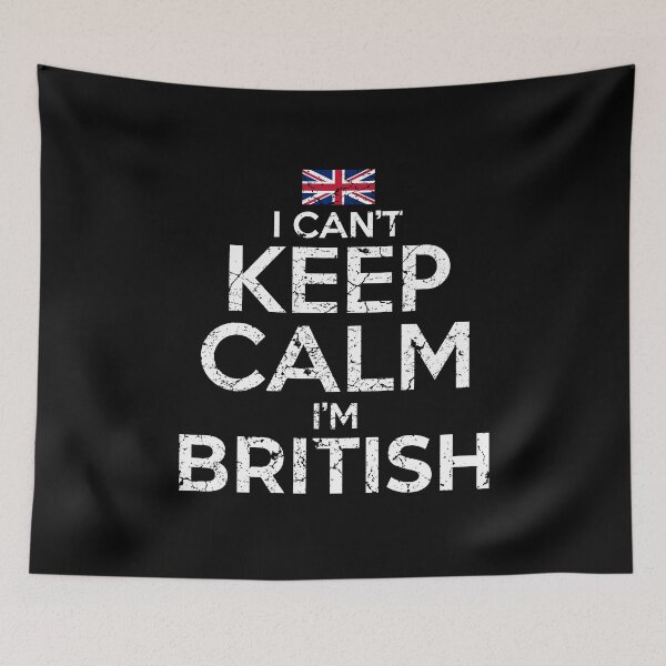 Item preview, I can't keep calm, I'm British designed and sold by Mila1946.