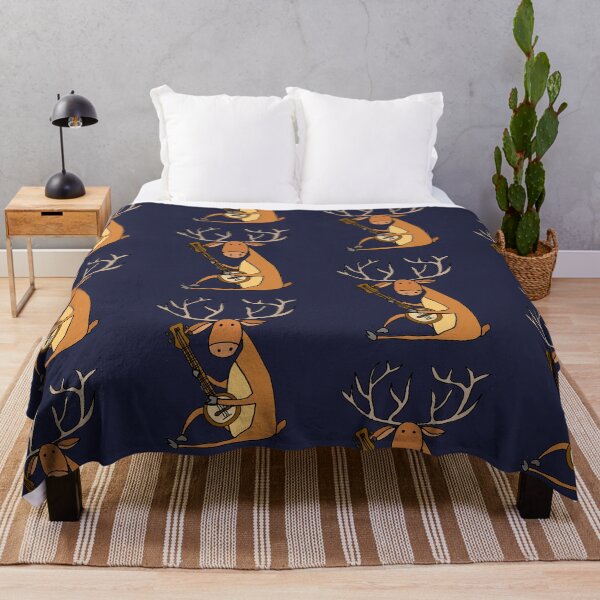 Item preview, Funny Deer Buck Playing Banjo Music designed and sold by Nature's Fancy.