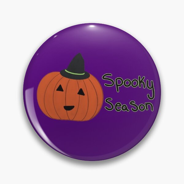 Item preview, Halloween spooky season jack o’ lantern button designed and sold by artbymjohnston.