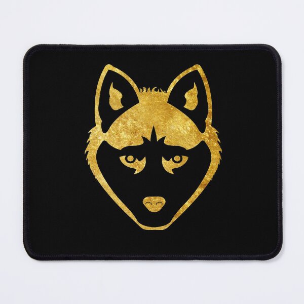 Item preview, Gold Foil Wolf Head designed and sold by TheWildFlix.