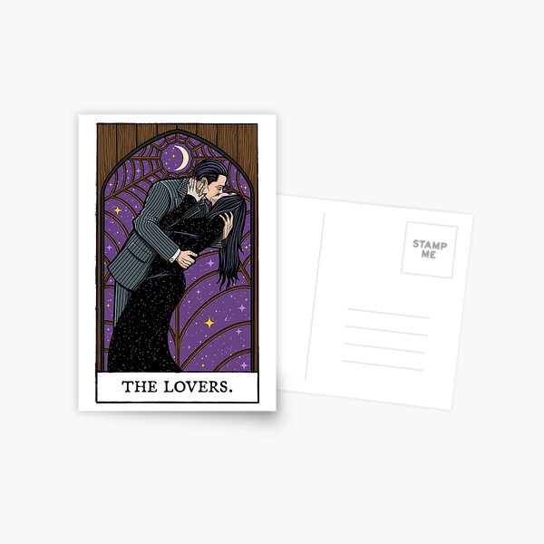 The Lovers Tarot Card Postcard