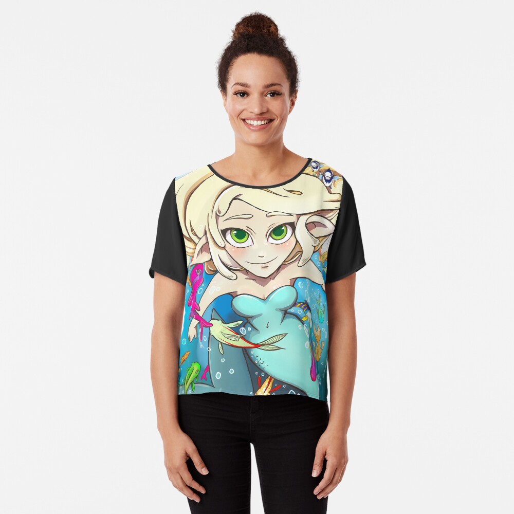 Underwater Chiffon Top