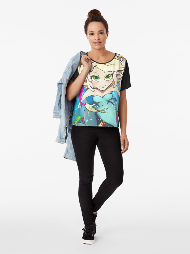 Alternate view of Underwater Chiffon Top