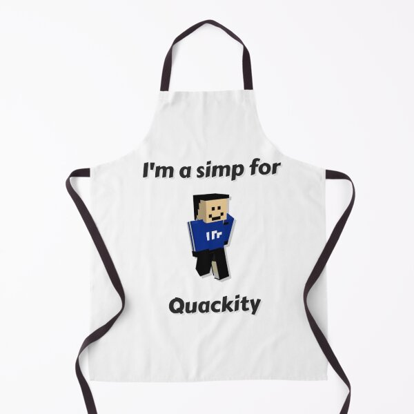 Item preview, I'm a simp for Quackity (White Base) designed and sold by thecorvidking.