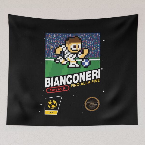 Item preview, I Bianconeri (8-bit Football / Soccer Videogame Cart) designed and sold by The Armorsmith.