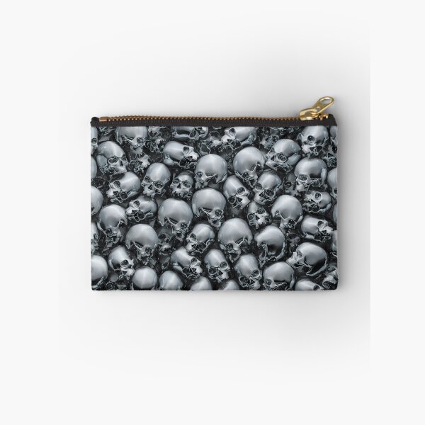 Item preview, Totally Gothic Abstract Skulls Horror Pattern Chrome designed and sold by GrandeDuc.