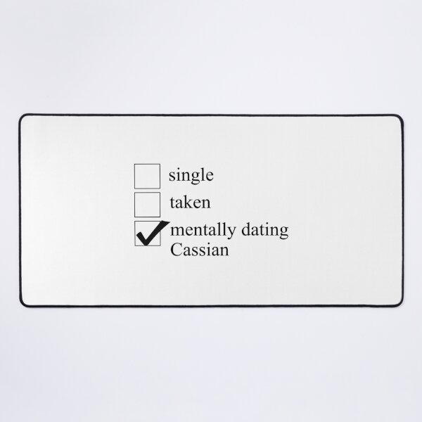 Mentally Dating Cassian Desk Mat