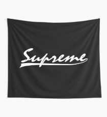 SUPREME, NEW WHITE Wall Tapestry