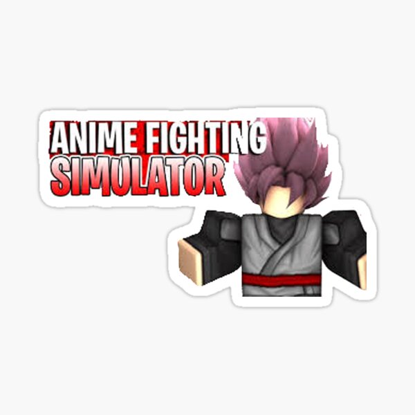 Anime Fighting Simulator Codes Sticker by trafi2d