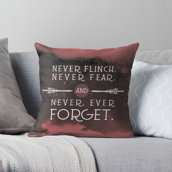 Nevernight - Never Forget Throw Pillow