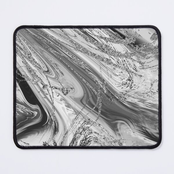 Item preview, Silver Metallic Abstract Art designed and sold by ReesDesigns.