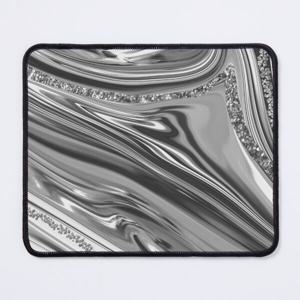 Item preview, Silver Liquid Metal with Crystal Detail designed and sold by ReesDesigns.