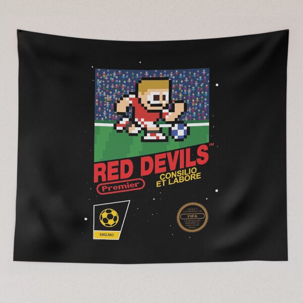 Item preview, The Red Devils (8-bit Football / Soccer Videogame Cart) designed and sold by The Armorsmith.