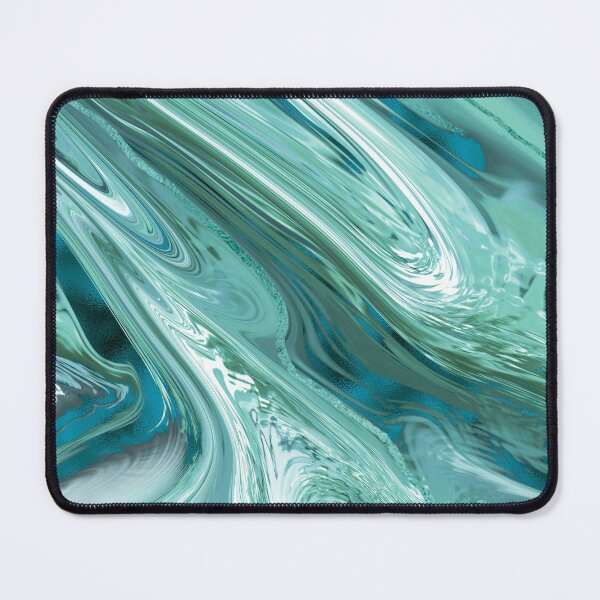 Item preview, Liquid Blues & Green Abstract Art designed and sold by ReesDesigns.