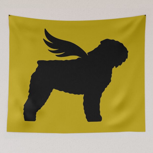 Item preview, Bouvier, Winged Bouvier, Angel Bouvier, Bouvier De Flanders Dog designed and sold by blackdogshop.