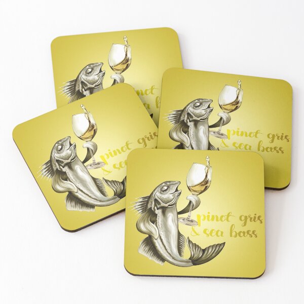Item preview, Sea Bass & Pinot Gris designed and sold by JuliaPaccone.