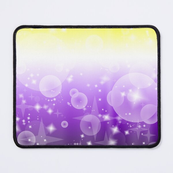 Item preview, Non Binary Pride Magical Sparkle Pattern designed and sold by Bumblefuzzies.