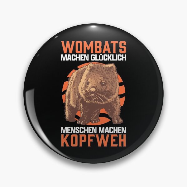 Item preview, Wombat headache marsupial australia travel saying designed and sold by madgrfx.