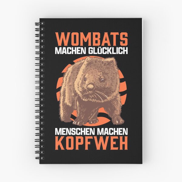 Item preview, Wombat headache marsupial australia travel saying designed and sold by madgrfx.