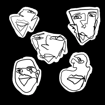 Artwork thumbnail, FACES by Tyler Woodford