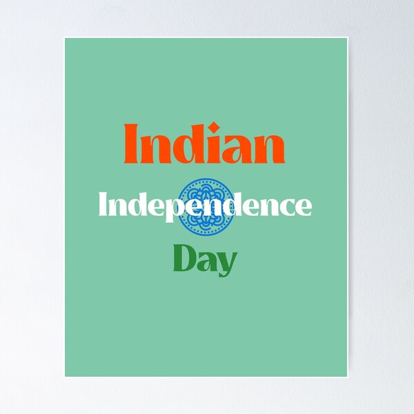 Item preview, Indian Independence Day designed and sold by ThinkAndReflect.