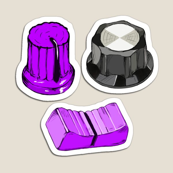 Item preview, Modular synthesizer analog vintage stickers pack 3 designed and sold by emm-j.