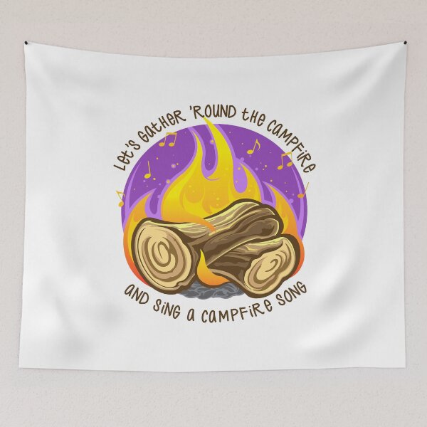 Item preview, Let's Gather 'Round The Campfire designed and sold by Martini-Four.