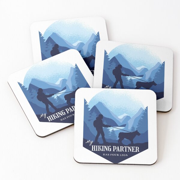 Item preview, My Hiking Partner Has Four Legs, For Dog Lover, Hiking Lover designed and sold by RoManSmArt.
