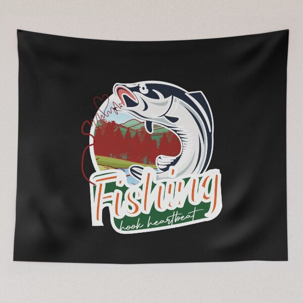 Item preview, Fishing Hook Heartbeat designed and sold by Hero Prod.