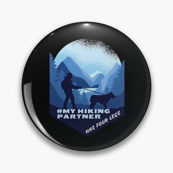 Item preview, My Hiking Partner Has Four Legs, For Dog Lover, Hiking Lover designed and sold by RoManSmArt.