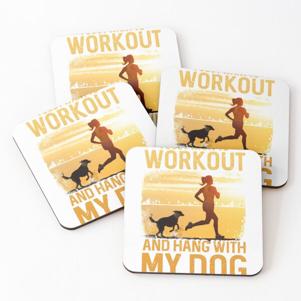 Item preview, I JUST WANT TO WORKOUT AND HANG WITH MY DOG designed and sold by HASSANBADRI2050.