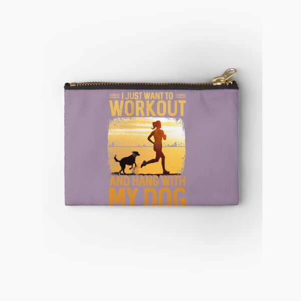 Item preview, I JUST WANT TO WORKOUT AND HANG WITH MY DOG designed and sold by HASSANBADRI2050.