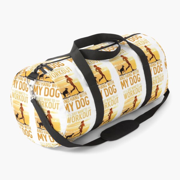 Item preview, I JUST WANT TO WORKOUT AND HANG WITH MY DOG designed and sold by HASSANBADRI2050.