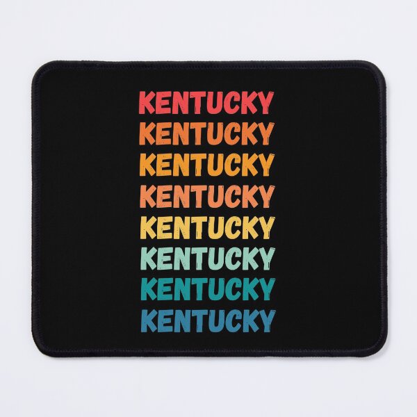 Item preview, KENTUCKY - repeated retro vintage sunset colors with a distressed design effect Graphic T-Shirt | Essential T-shirt designed and sold by printdot.