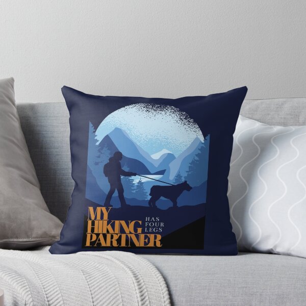 Item preview, My Hiking Partner Has Four Legs, For Dog Lover, Hiking Lover designed and sold by RoManSmArt.