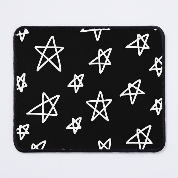 Item preview, Hand Drawn Stars (white/black) designed and sold by Design Minds Boutique.