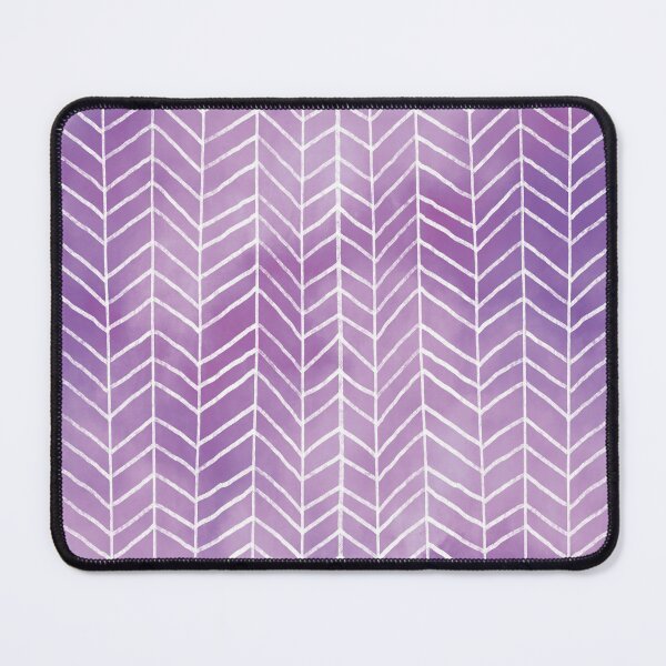 Item preview, Purple Watercolor Herringbone Pattern (purple/white) designed and sold by Design Minds Boutique.