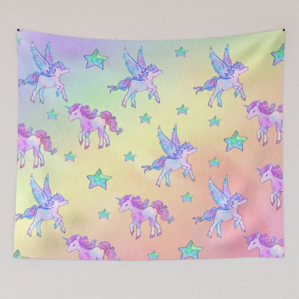 Item preview, Unicorn and Pegasus Pattern designed and sold by Poetic Patterns Studio.
