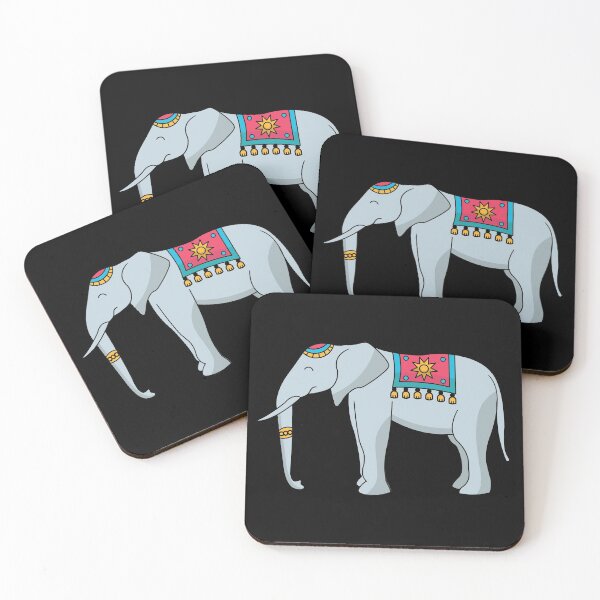 Item preview, Asian Elephant with Decorations Animals designed and sold by Blok45.