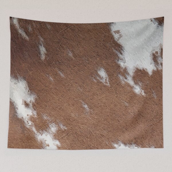 Item preview, Faux Brown Cow-hide Painting designed and sold by cadinera.