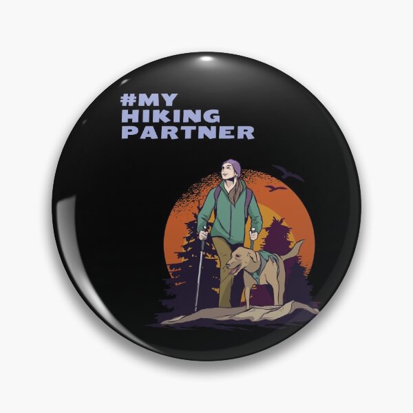 Item preview, My Hiking Partner Has Four Legs, For Dog Lover, Hiking Lover designed and sold by RoManSmArt.