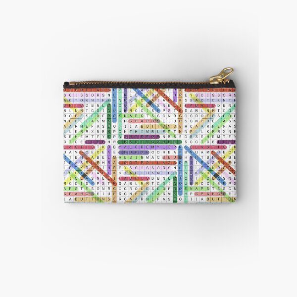 Item preview, Craft and Sewing Notions Words - Word Search Puzzle designed and sold by WickedRefined - Nicole Demereckis.