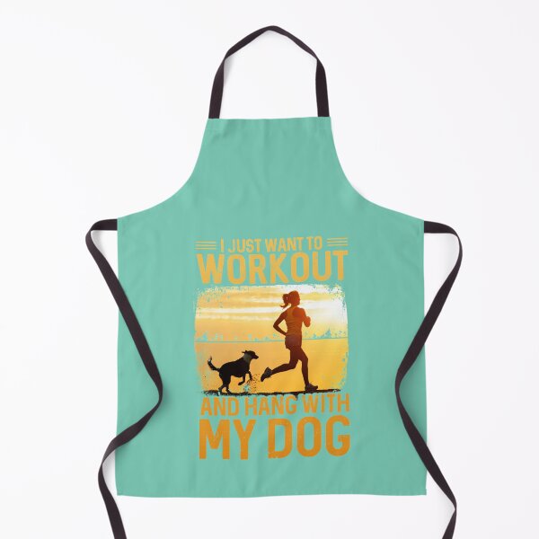 Item preview, I JUST WANT TO WORKOUT AND HANG WITH MY DOG designed and sold by HASSANBADRI2050.