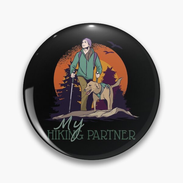 Item preview, My Hiking Partner Has Four Legs, For Dog Lover, Hiking Lover designed and sold by RoManSmArt.