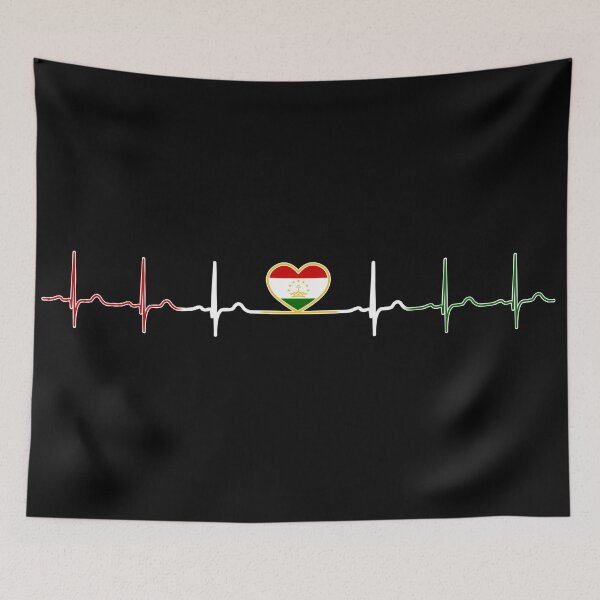 Item preview, Heartbeat Tajikistan designed and sold by Heartbeatsalad.